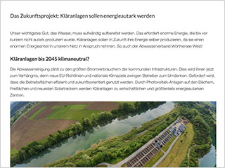 Pressebericht: Photovoltaik Zukunftsprojekt energieautark - Vorschaubild zum Artikel